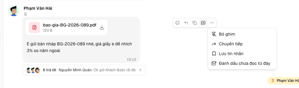 Mở thread