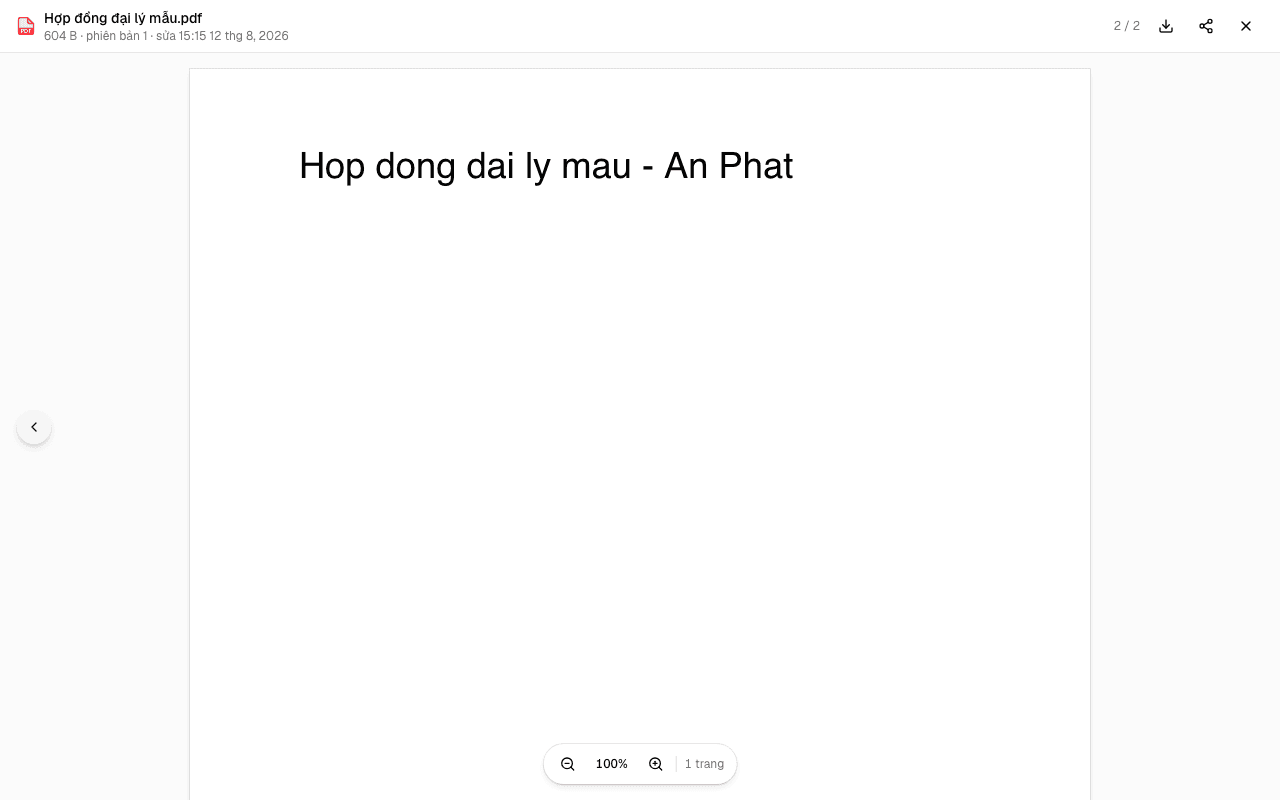 Điều hướng giữa các file trong khung xem trước